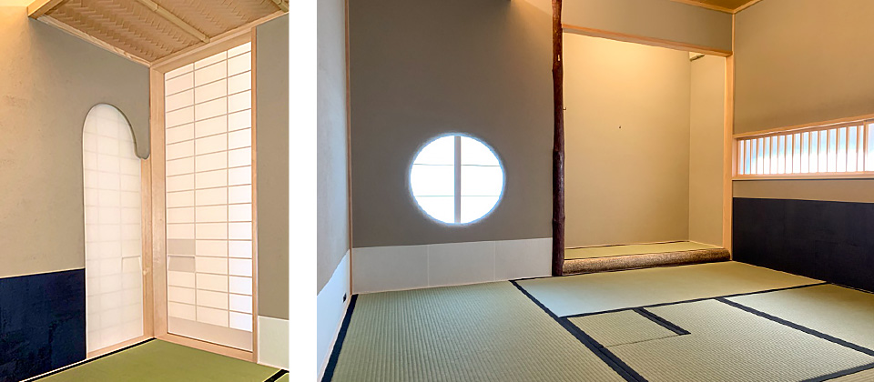 お茶室の障子